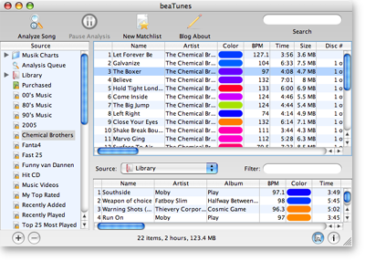 beaTunes Small Screenshot - Click to enlarge!